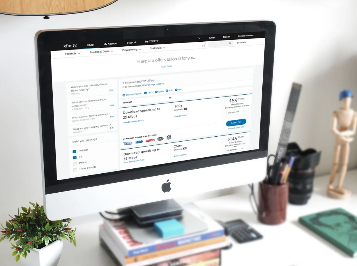 Help Me Decide — tailored results iMac mockup