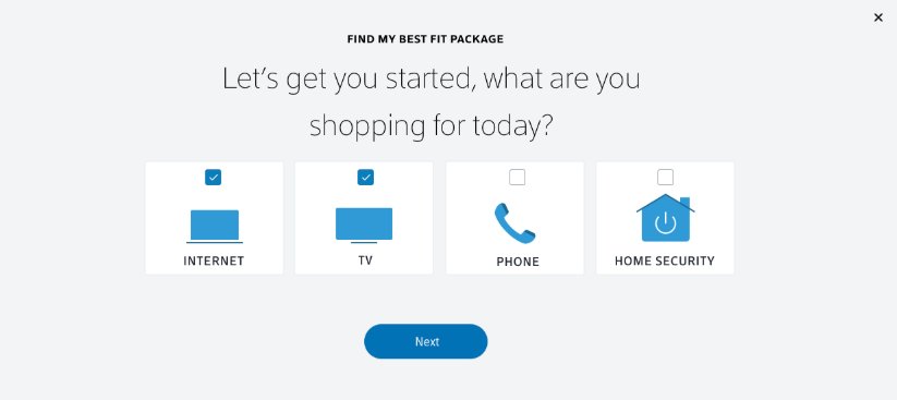 Step 1 — What are you shopping for?