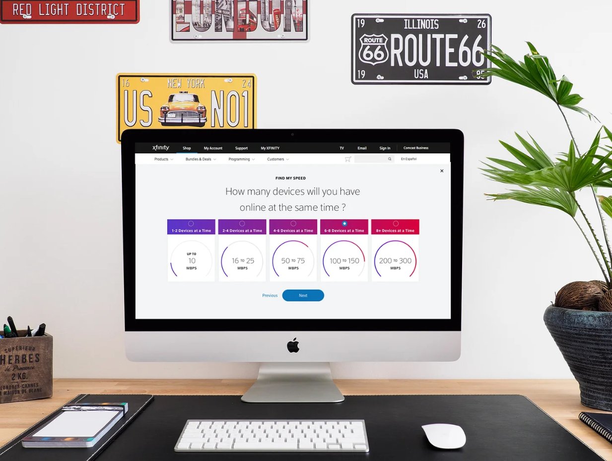 Find My Speed iMac mockup